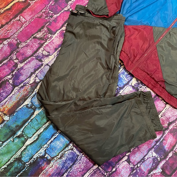 VTG JC PENNY EXCLUSIVE USA OLYMPIC WIND BREAKER LONG SLEEVE Burg/Blue/Yellow XL - Picture 4 of 7